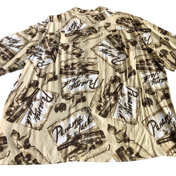Panama Jack Rum Hawaiian Style SS Shirt, Size 3XL, NWT - Picture 4 of 7